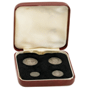 Pre-Owned 1890 UK Victoria  Maundy Money Silver 4-Coin Set - VAT Free