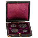 Pre-Owned 1902 UK Edward VII Maundy Money Silver 4-Coin Set in Original Presentation Box - VAT Free