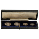 Pre-Owned 1907 UK Edward VII Maundy Money Silver 4-Coin Set - VAT Free