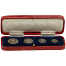Pre-Owned 1938 UK George VI Maundy Money Silver 4-Coin Set - VAT Free