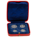 Pre-Owned 1941 UK George VI Maundy Money Silver 4-Coin Set - VAT Free