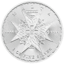 Pre-Owned 2025 Malta Maltese Cross 1oz Silver Coin - VAT Free