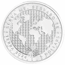 Pre-Owned 2024 Tokelau Planet Terra 1oz Silver Coin - VAT Free