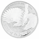 Pre-Owned 2022 Papua New Guinea Bird of Paradise 1oz Silver Coin - VAT Free