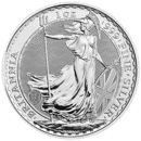 Pre-Owned UK Britannia 1oz Silver Coin - Mixed Dates - VAT Free