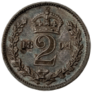Pre-Owned 1894 UK Victoria Maundy Money 2 Pence Silver Coin - VAT Free