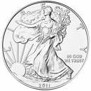 Pre-Owned 2011 USA Eagle 1oz Silver Coin - Boxed and Certificated - VAT Free