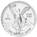 Pre-Owned 1993 Mexican Libertad 1oz Silver Coin - VAT Free