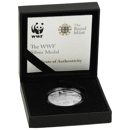 Pre-Owned 2009 WWF Polar Bear Proof Silver Medal