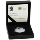 Pre-Owned 2009 WWF Rhinoceros Proof Silver Medal
