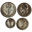 Pre-Owned 1934 UK George V Maundy Money Silver 4-Coin Set - Unboxed - VAT Free