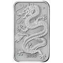 Pre-Owned 2026 Australian Dragon Rectangular 1oz Silver Coin - VAT Free