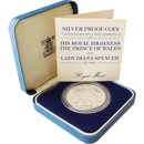Pre-Owned 1981 UK Prince of Wales and Lady Diana Royal Wedding Silver Proof Coin - VAT Free