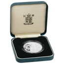 Pre-Owned 1990 UK Queen Mother 90th Birthday Proof Silver Crown - VAT Free