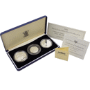 Pre-Owned 1994 50th Anniversary of the Allied Invasion of Europe Proof Silver 3-Coin Collection - VAT Free