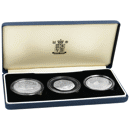 Pre-Owned 1994 50th Anniversary of the Allied Invasion of Europe Proof Silver 3-Coin Collection - VAT Free