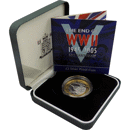 Pre-Owned 2005 60th Anniversary End of WWII £2 Proof Silver Coin - VAT Free