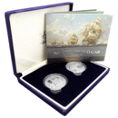 Pre-Owned 2005 UK Nelson and Trafalgar Proof Silver Crown 2-Coin Set - VAT Free