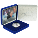 Pre-Owned 2007 UK Diamond Wedding £5 Proof Silver Crown Coin - VAT Free