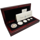 Pre-Owned 2003 Canadian Maple Hologram Silver 5-Coin Set - VAT Free
