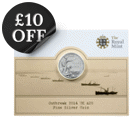 Pre-Owned 2014 UK 'Outbreak' £20 Silver Coin - Carded - VAT Free