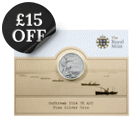 Pre-Owned 2014 UK 'Outbreak' £20 Silver Coin - Carded - VAT Free