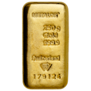 Metalor 250g Gold Cast Bar