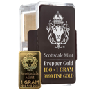 Scottsdale Mint Prepper Gold Bars - 100 x 1g