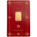 PAMP Lucky Cat 2.5g Gold Bar