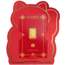 PAMP Lucky Cat 2.5g Gold Bar