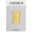 C.Hafner 1/4oz Minted Gold Bar