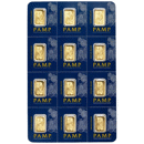 PAMP Suisse Fortuna 12 x 1g Multigram Gold Bar