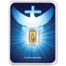 Blessings of Jesus Christ 1g Gold Bar