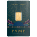 PAMP Suisse Lady of Liberty 2.5g Gold Bar