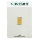 C.Hafner 0.5g Minted Gold Bar
