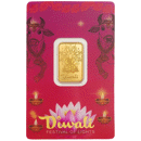 PAMP Diwali Lakshmi and Sacred Cow 5g Gold Bar