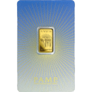 Pre-Owned PAMP 'Faith' Am Yisrael Chai! 5g Gold Bar