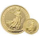 2025 UK Britannia 1oz and 1/10oz Gold Coin Collection