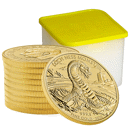 2026 UK Legendary Creatures: The Legend of the Loch Ness Monster 1oz Gold Coin - Full Tube of 10 Coins