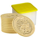 2026 UK Tudor Beasts Seymour Panther 1oz Gold Coin - Full Tube of 10 Coins*