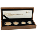 Pre-Owned 2008 UK Sovereign Proof Gold 4-Coin Set