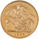 Pre-Owned 1983 UK Half Sovereign Proof Design Gold Coin