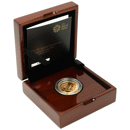 Pre-Owned 2014 UK Prince George's First Birthday Double Sovereign Brilliant Uncirculated Gold Coin