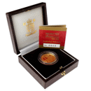 Pre-Owned 2002 UK Britannia 1/4oz Proof Gold Coin