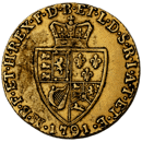 Pre-Owned 1791 George III Spade Guinea Gold Coin