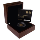 Pre-Owned 2017 UK Quarter Sovereign Proof Gold Coin