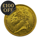 Pre-Owned 1821 George IV Laureate Head Full Sovereign
