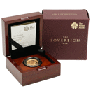 Pre-Owned 2017 UK Full Sovereign Piedfort Proof Gold Coin