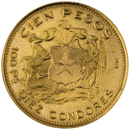 Pre-Owned 1961 Chile 100 Peso Gold Coin
