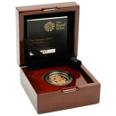Pre-Owned 2015 UK 'Fourth Portrait' Full Sovereign Proof Gold Coin